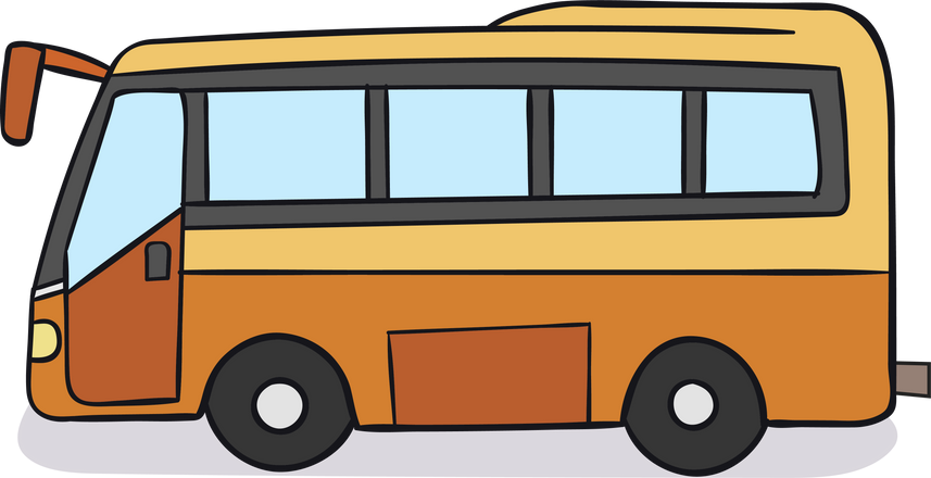 Hand Drawn Travel Bus